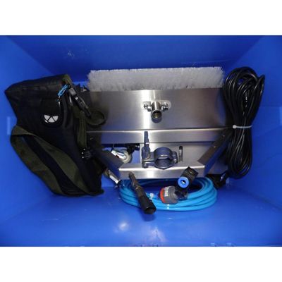 Máquina de Lavar Placas Solares Motorizada Jet Roll Com Cabo Extensor