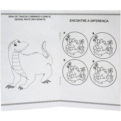 Livro Kit De Atividades - Todo Livro - Dinossauro
