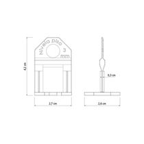Base Nivela Piso Fit Eco 3,0mm Tramontina