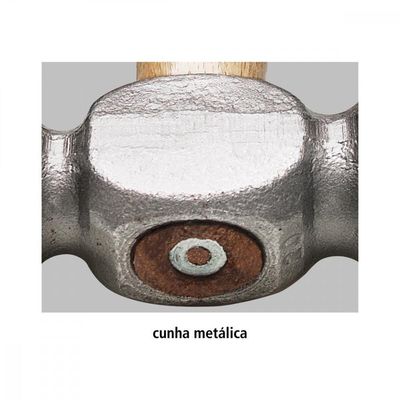 Martelo de Bola 200 G Tramontina Basic com Cabo em Madeira