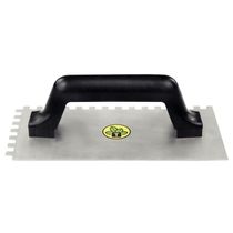 Desempenadeira Metálica Base Lisa Tramontina Com Dentes Com Cabo Plástico Tramontina
