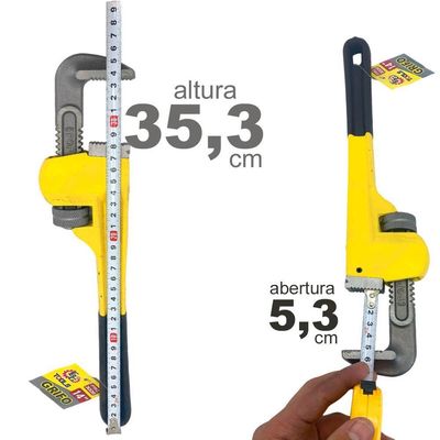 Chave Grifo 14 Polegadas Fbg Aperto De Porcas Parafusos Tubo