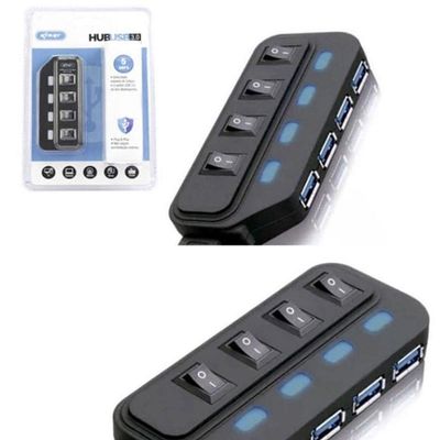 Hub Usb 3.0 4 Portas - Knup