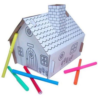 Kit De Papelão - Casa - Kits For Kids