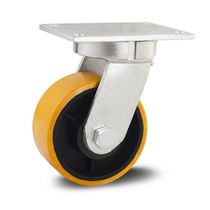 Roda Industrial Carga Pesada 12x3 Ferro Com Pu 1400 Kg - Colson