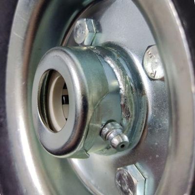 Roda 2.50-4 Pneu Maciço 7/8" Rolamento Rolete
