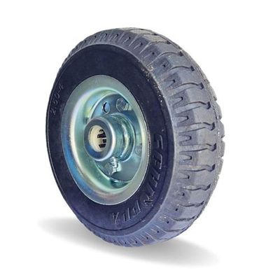 Roda Pneu Maciço Borracha 3.50-4 7/8" Rolamento Rolete