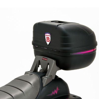 Moto Eletrica Sprint Turbo 12v Com Capacete Boy E Girl Biemme Preto