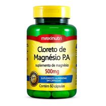 Cloreto De Magnésio P.a 500mg Maxinutri 60 Cápsulas