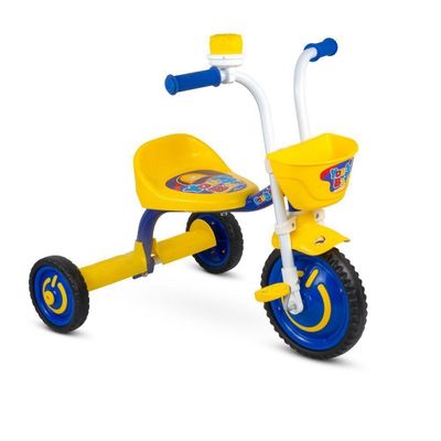 Triciclo Nathor You 3 Boy Azul Com Amarelo