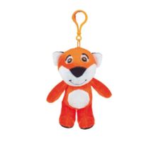 Chaveiro De Pelúcia Zoo Animais Raposa - Unik