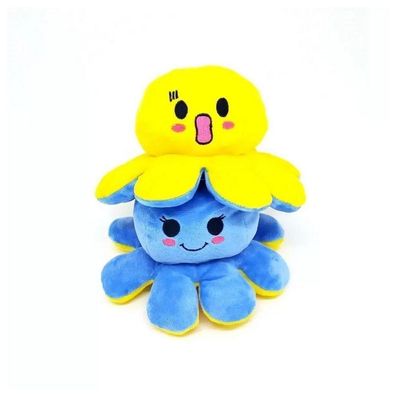 Polvo Humor Colecionaveis Brinquedo Reversivel Amarelo/Azul