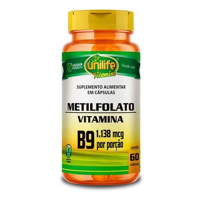 Kit 2 Metilfolato Unilife 60 Cápsulas 350mg