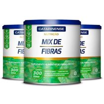 Kit 3 Mix De Fibras Catarinense Pharma 300g Neutro