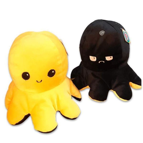 Polvo Do Humor Pelucia Reversivel Bipolar Grande Tiktok