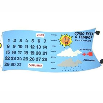 Calendário Educativo - Avião - Piffer