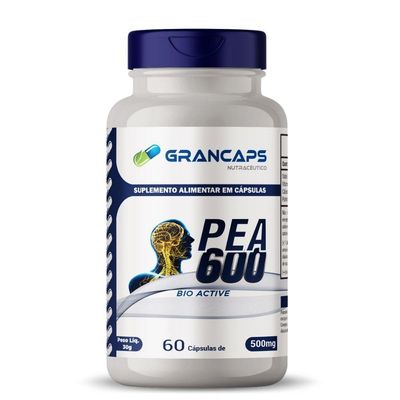 Pea 600 Bio Active Analgésico 60 Cápsulas 500mg Grancaps
