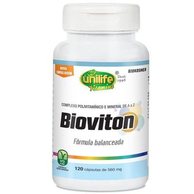 Kit 5 Bioviton Multivitamínico Unilife 120 Cápsulas