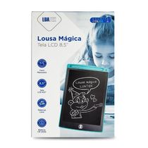 Lousa Mágica Digital Lcd Infantil Grande 8,5 Polegadas Azul