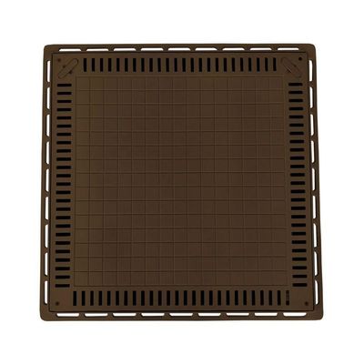 Tampa Casa De Máquina Piscina Lisa Simples Grelha 80x80cm M