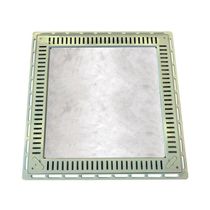 Tampa Casa Máquina Piscina Rebaixada Simples Grelha 80x80 B1