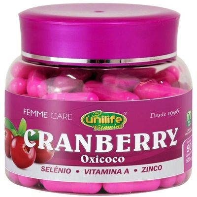 Kit 3 Cranberry Oxycoco Femme Care Unilife 90 Cápsulas