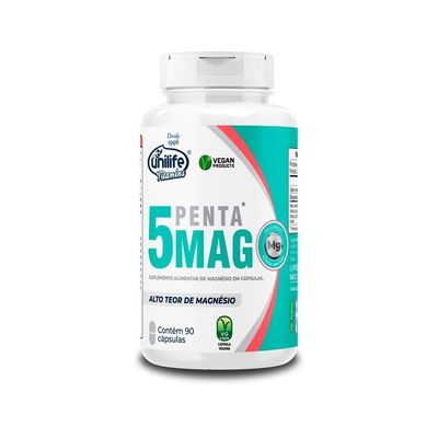Kit 2 Penta 5 Mag Magnésio Unilife 90 Cápsulas
