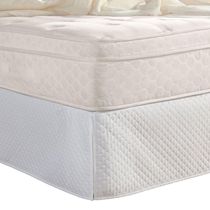 Saia Para Box De Colchão Casal Padrão 1 Peça Matelada 100% Poliéster - Branco