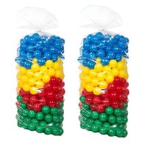 Kit Infantil Piscina De Bolinhas 1,50m Quadrada + 1000 Unidades Bolinhas Coloridas
