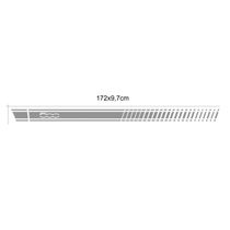 Faixa Adesivo Fiat 500 2009-2017 Lateral Branco Cor Branco