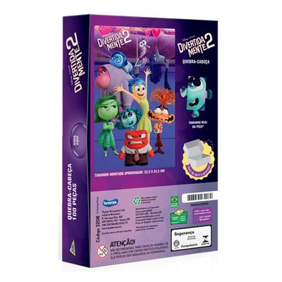 Quebra-cabeça 100 Peças Divertidamente 2 Toyster