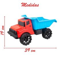 Brinquedo Caçamba Com Basculante Articulável Máquina Construção 39cm