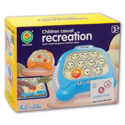 Brinquedo Pop It Eletrônico Gamer Console Anti Estresse Azul