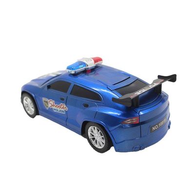 Brinquedo Carrinho Esportivo De Policia Fricção Azul