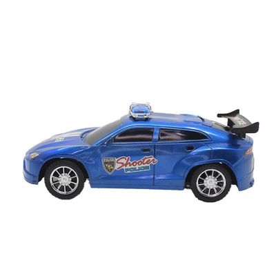 Brinquedo Carrinho Esportivo De Policia Fricção Azul