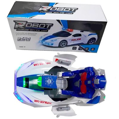 Carrinho Lamborghini Transformers Brinquedo Elétrico Som Led