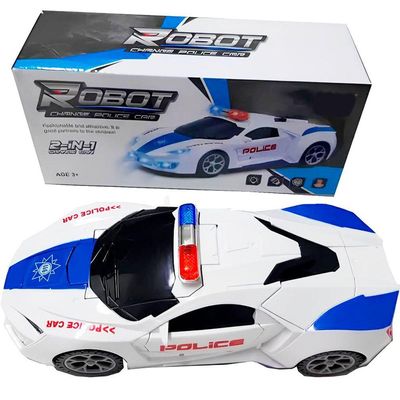 Carrinho Lamborghini Transformers Brinquedo Elétrico Som Led