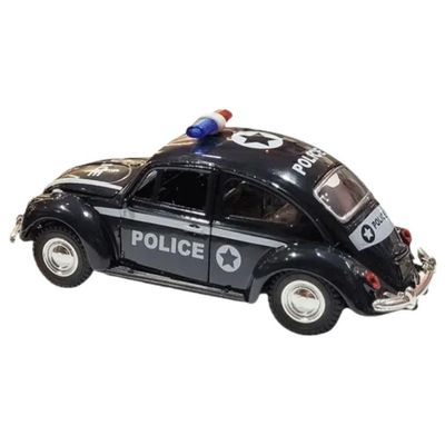 Netcar Metal Fusca Fricção Polícia 1/32 - Net Toy