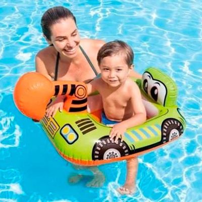 Boia Baby Bote Inflável Kiddie Escavadeira - Intex