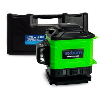 Nivel A Laser 360° 3d 12 Linhas Autonivelante Recarregavel