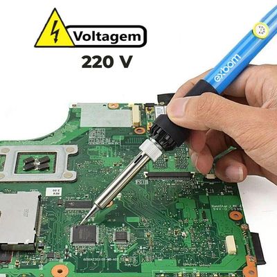 Ferro De Solda Ajustavel Exbom 220v 15 A 60w + Ponteiras