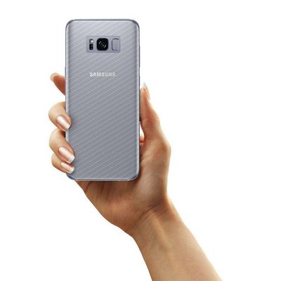 Película Traseira De Fibra De Carbono Transparente Para Samsung Galaxy S8 Plus - Gorila Shield