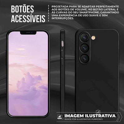 Capa Para Motorola Moto G45 - Silicon Veloz - Preta - Gshield