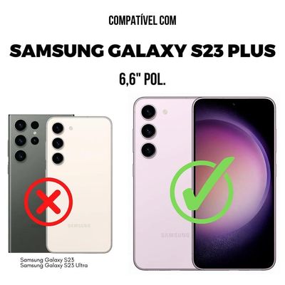 Kit Capa Victus E Película Coverage Para Samsung Galaxy S23 Plus - Gshield
