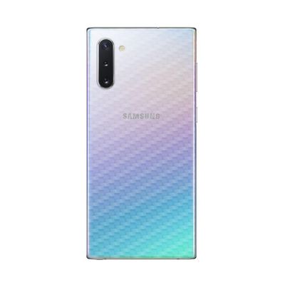 Película Traseira De Fibra De Carbono Transparente Para Samsung Galaxy Note 10 Plus - Gorila Shield