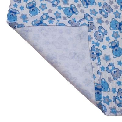 Kit 3 Cueiro Manta Flanelado Grande Aconchego Bebe Infantil Azul