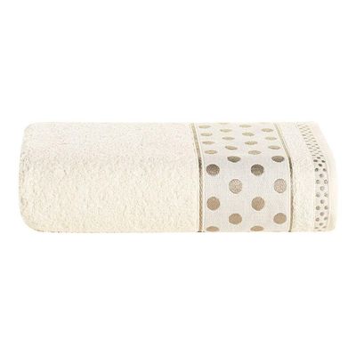 Toalha De Banho Celine 01 Peça 100% Algodão 450g/m² Suave - Palha Pérola
