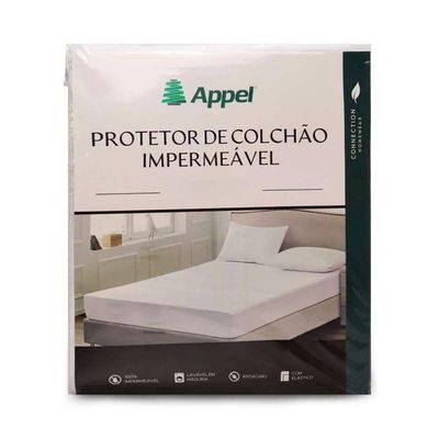 Protetor De Colchão Impermeável Em Algodão Appel Casal