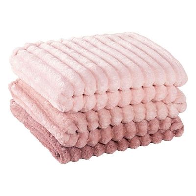 Cobertor Coberta Fluflu Queen Ultrasoft Alto Relevo Dupla Face - Pancake