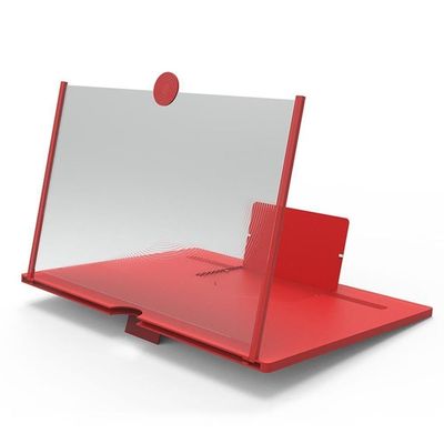 Amplificador Imagem Tela Celular Ampliada Lupa 3D Vermelho